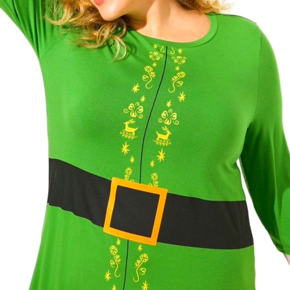 ❤️NWT VINTAGE TORRID TEE BUDDY THE ELF MOVIE SLEEP CHRISTMAS HOLIDAY TOP PLUS 2X - Picture 9 of 12